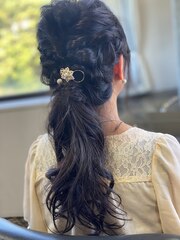 大人かわいいヘアアレンジ