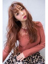 アンジェリカ 難波店(ANGELICA)&nbsp;ANGELICA フェザーロング　アプリコットピンク