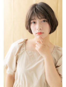 カバーヘア ブリス 上尾西口店(COVER HAIR bliss) メルトカラー抜け感小顔ＡラインボブショートZ上尾20代30代40代