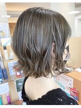 ヘアポジション 横手(HAIR Position) ハイライト＆外ハネBOB