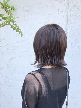 スタジオフィット(STUDIO FITTO) ・切りっぱなしボブ×ラベンダー・