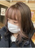 Hace flaming color × beige
