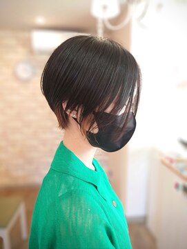 ミエル(miel) 【hair design miel】大人ショートボブ