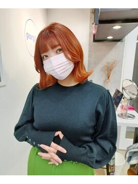 パープル(purple) キャンディーオレンジ