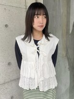 ローウェ 愛知豊橋(Louwe)&nbsp;髪質改善トリートメント透明感ベージュカラーボブヘアセット豊橋