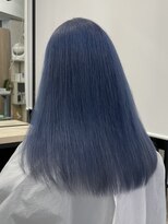 ロウル 渋谷(LOWRL)&nbsp;グレーに色落ちするネイビーブルー