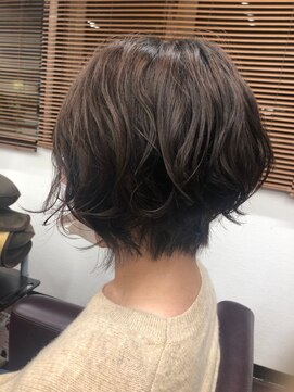 ファイン 美容室 深川店(FINE) 20代30代40代モテ髪ふんわりカールショート抜け感小顔