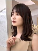 レイヤーカット/前髪カット/くびれヘア/ウエットヘア/髪質改善