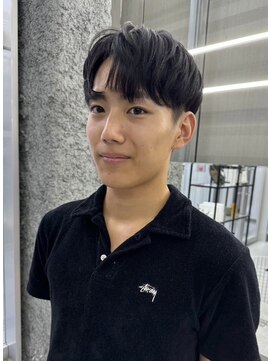 デュー 栄(DEW) 【DEW】韓国風コンマバング/センターパート/カルマパーマ