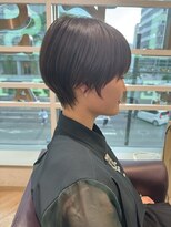 ファースト 仙台店(first) 【松根ボブショート】マッシュショート×イルミナベージュ 仙台