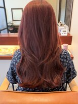 マーリャヘアー(mallia hair)&nbsp;透け感×ツヤ感ピンクカラー