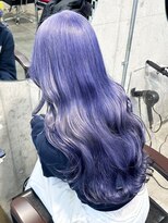 リル ラウム 原宿(LiL Raum)&nbsp;色落ちグレーになるブルーラベンダー♪