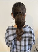 ナチュラル韓国風ポニー