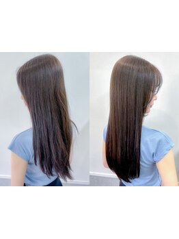 酸熱トリートメント・髪質改善ならegg by Emerge富山!毎日のお手入れが楽しくなる、サラツヤな仕上がりに♪