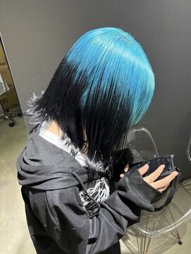 ゲームバイアランスミシー 心斎橋(GAME by Alan Smithee) デザイン/ダブルカラー/ケアブリーチ/エフェクトブリーチ