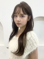 ノイ 銀座(noi)&nbsp;顔周りレイヤーカットロングレイヤーボブ韓国ヘアハッシュカット