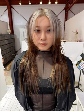 ブリックマウントヘアメイク(Blic mt hair make) ブロックカラー