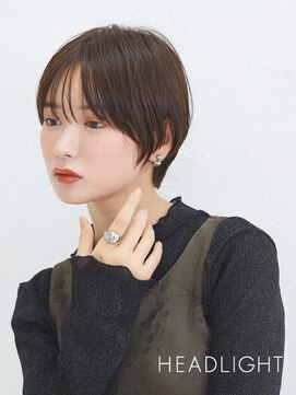グラ デザイン アンド ヘアー 難波店(GRAS DESIGN & HAIR by HEADLIGHT) マッシュショートボブオリーブグレーココアグレージュ黒髪小顔