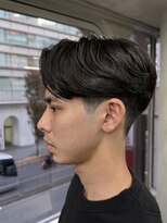 ニコ トウキョウ ロジック(nico TOKYO Logic)&nbsp;メンズセンターパートニュアンスパーマアップバング