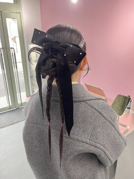 お呼ばれヘアセット/カチモリヘア