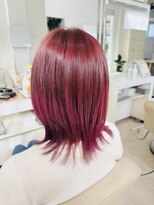 サニー 国府店(Sunny)&nbsp;ブリーチなしのボルドーピンク