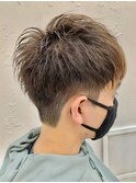 刈り上げツーブロックマッシュショートメンズヘア
