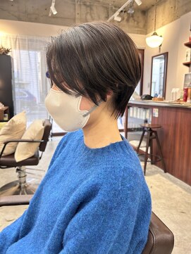 ルックアット(Look at) 【Look at】レイヤーボブ似合わせカット着物ヘアダークアッシュ