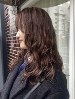 シベルバレー 横浜(sibell)&nbsp;▽ドライパーマカーテンバング顔周りカットロングパーマ