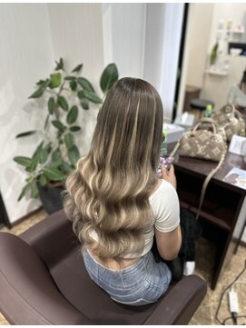 フロレゾンヘアデザインエクステ(floraison hair design exte) graige × design pull exte