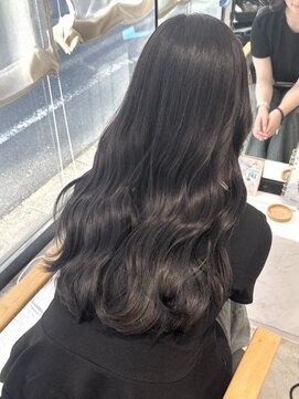 ビューバイネオリーブ 用賀店(Beau'r by neolive) ミディアムハッシュカットグレージュデザインカラー［用賀］
