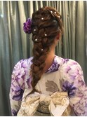浴衣 有名映画風アップ