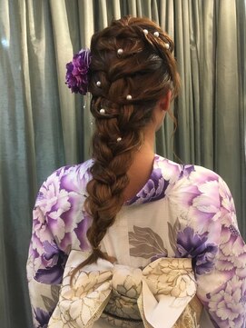 ソレイユミュー トロワ(Soleil mju trois) 浴衣 有名映画風アップ