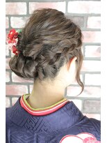 エクラート イーリス 高田馬場店(ECLART IriS)&nbsp;【高田馬場美容室】編み込みアップ♪
