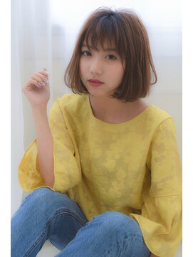 エルフォ(elfo) 【elfo】安定感抜群のゆるふわ可愛い内巻きボブ