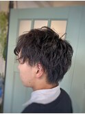 癖毛風パーマ