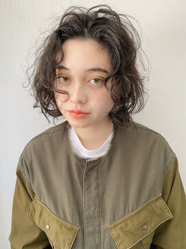 ソイ 下北沢(soi) 癖毛風パーマ　ボブ