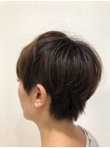 サイドと襟足スッキリショートボブ