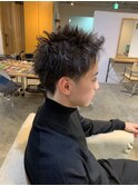 【MITSU】刈り上げショート×アップバング×ツーブロック