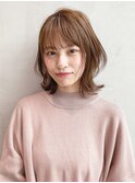 外ハネショート_ハイライトカラーセミウェットウェーブ_57188