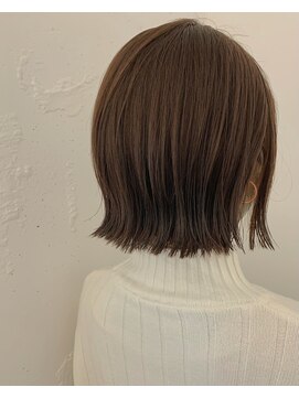 カウチ 板橋本町店(kauti) ぱつっとボブ×ベージュで春ヘアー