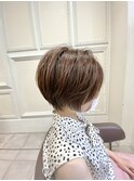 相性抜群!ショート×コテ巻き