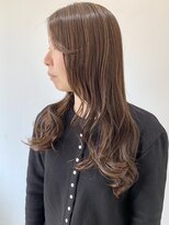 フォーク FOLK&nbsp;【FOLK】透明感グレージュ☆似合わせゆる巻きロング♪