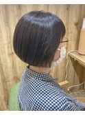 乾かすだけ時短シンプルボブ大人ナチュラル【カミケンネクスト】