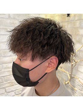 シャル 八王子(shalu) マッシュ＋ツイストパーマ