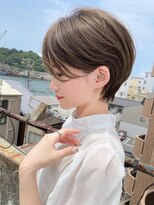 大人可愛い/30代40代50代/前髪あり/丸みショート