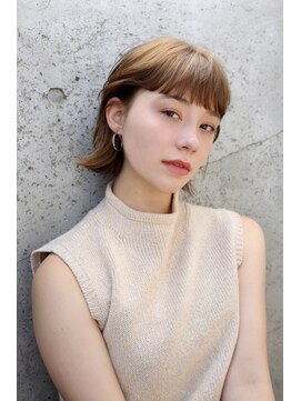 アンドレイ 表参道(andrey) 【ANDREY】アッシュブラック/ハイライト/マッシュパーマ/ウルフ