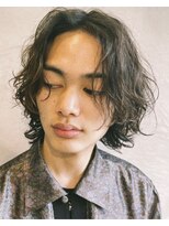 ノットバイベル 大宮(knot by belle)&nbsp;大人の色気髪　アパレル系男子に大人気！メンズミディアムパーマ