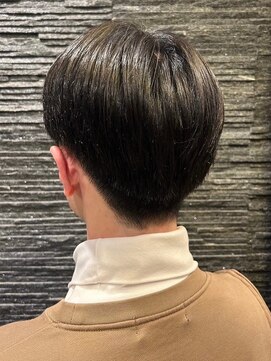 プレミアムバーバー 銀座店(PREMIUM BARBER produce by HIRO GINZA) ツーブロック、厚め刈り上げ