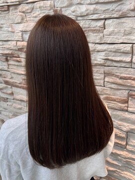 レナークアリア(LENAHC ARIA) ナチュラルうる艶ロングヘアスタイルブラウンカラー