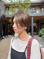 ジアン バイ ミルボン NU茶屋町+(GIEN by milbon)&nbsp;顔まわりカット/丸みショート/似合わせカット